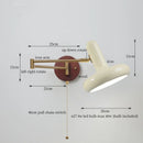 Axyaa Creamy Iron LED Wall Lamp Bedroom Living Room Bathroom Mirror Stair Light