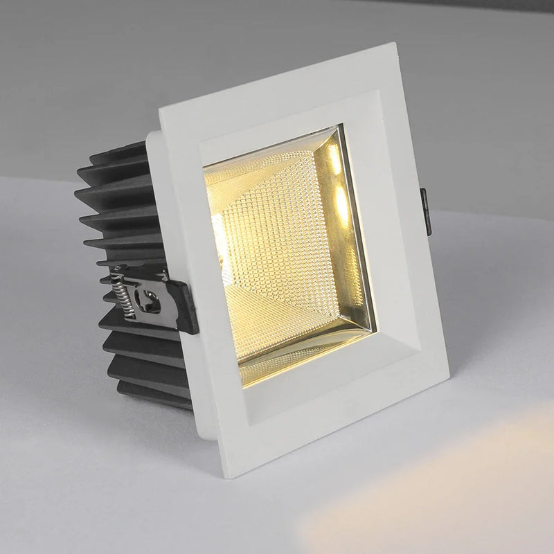 Axyaa 9W/12W LED Square Ceiling Downlight for Various Spaces