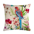 Retro Parrot Oil Painting Pillow Cover for Home Decor by Axyaa