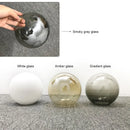 Axyaa Glass Ball Chandelier: Industrial Vintage Loft Lighting for Living Room, Kitchen, and Restaurant