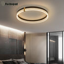 Axyaa Modern Round LED Ceiling Light - Remote Controlled Minimalist Design