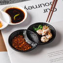 Axyaa Stone Pattern Ceramic Seasoning Dish Set