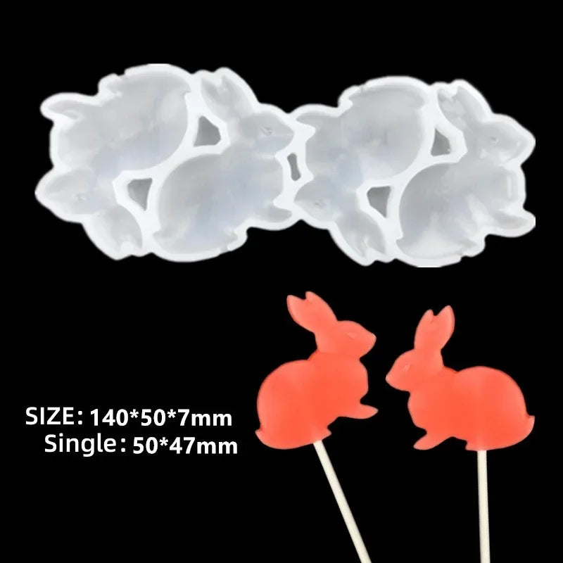Axyaa Silicone Lollipop Molds Cake Decorating Chocolate Baking Mould