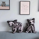 Axyaa Retro Frame Cat Dog Pillow Cushion - Personalized Home Decor and Gift