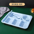 Axyaa Meal Plate Set - Fast Food Bowls Separation Plate Bowl Cup Dinner Set