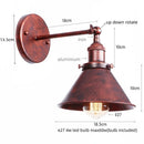 Axyaa Industrial LED Wall Lamps for Bathroom Mirror Stair Dinning Room Bar Home Decor