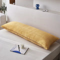 Axyaa Long Pillowcase Set for Double Couple, Winter-Warm Milk Fleece, Farai Fleece