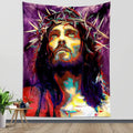 Axyaa Jesus Tapestry: Christmas Wall Hanging Cloth for Home Decor