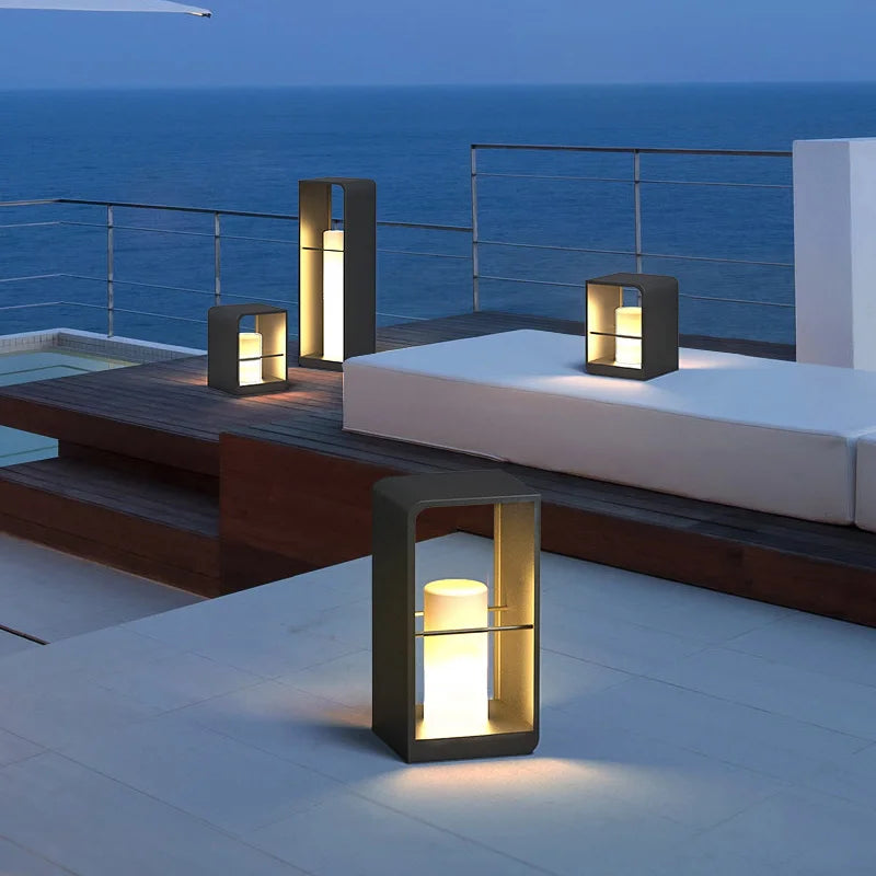 Axyaa Solar Pathway Lights: Waterproof LED Landscape Decor for Yard, Patio, Walkway