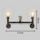 Axyaa Industrial Gear Water Pipe Wall Lamp Retro Style Decorative Hanging