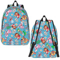 Axyaa Kids Backpack: Stitch Pink Angel School Daypack for Students.