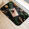 Axyaa Christmas Home Decoration Door Mat - Anti-Slip Floor Carpet