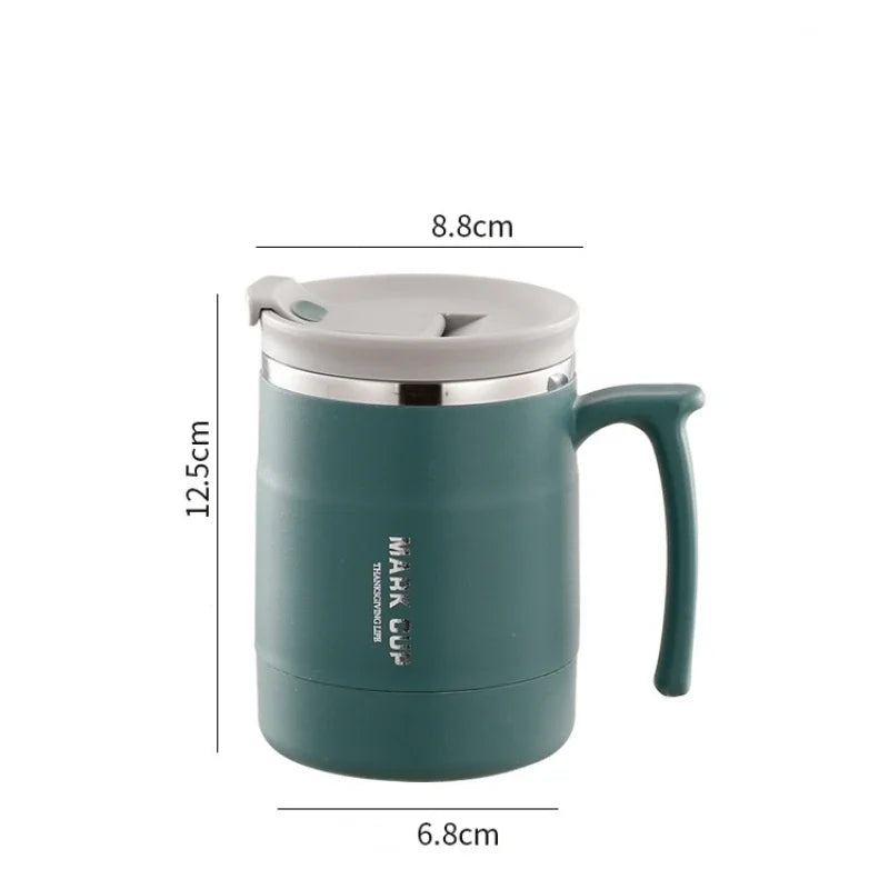 Axyaa Stainless Steel Insulated Travel Coffee Cup - Leak-Proof Mug for Home & Office