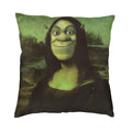 Axyaa Soft Polyester Mona Lisa Pillowcase: Decorative Sofa Cushion Cover