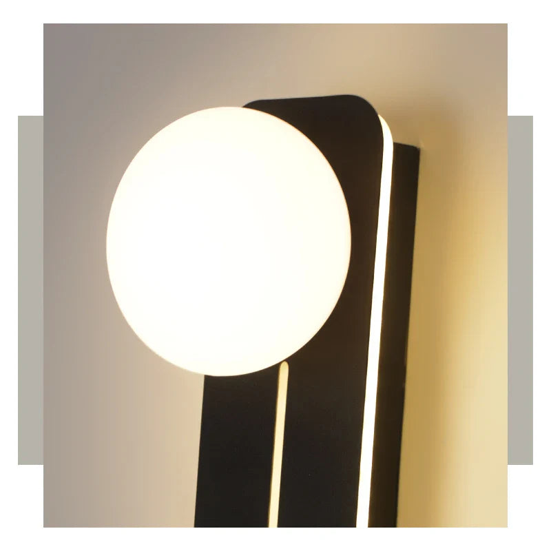 Axyaa LED Wall Lamp Touch Dimming 3-Color Bedroom Sconce