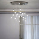 Axyaa Staircase Chandeliers LED Pendant Light for Modern Living Room