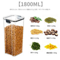 Axyaa Stackable Food Storage Jar Set for Cereal, Candy, Tea, and Dried Fruit