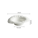Axyaa Rock Texture Ceramic Dinner Plate Set