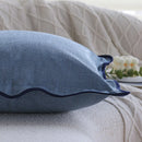 Axyaa 45x45 Blue Nordic Style Cushion Cover for Living Room Sofa