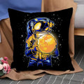 Axyaa Astronaut Theme Pillow Cover Set for Home Decor - 45*45 Size