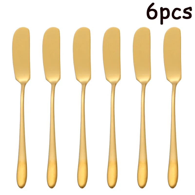 Axyaa Stainless Steel Butter Knife Set