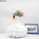 Geometric Spike Ceramic Vase by Axyaa