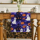 Axyaa Halloween Pumpkin Head Table Runner Dining Table Decorations