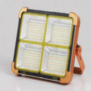 Axyaa Portable Solar LED Flood Light for Camping & Repair, USB Rechargeable Waterproof Lamp
