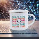 Easter Rabbit Car Enamel Mug Set by Axyaa