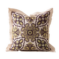 Axyaa Vintage Moroccan Ruffle Print Cushion Cover 45x45cm for Sofa