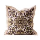 Axyaa Vintage Moroccan Ruffle Print Cushion Cover 45x45cm for Sofa