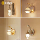 Axyaa Crystal LED Wall Sconce for Elegant Room Lighting
