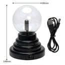 Axyaa Magic Plasma Ball Lamp LED Night Light Touch Control Glass Plasma Light
