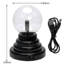 Axyaa Plasma Ball Lamp: LED Touch Control Night Light for Bedroom Decor & Kids Gifts