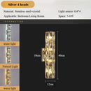 Axyaa Crystal Wall Lamp: Modern & Simple, Ideal for Living Room, Bedroom, & Hallway