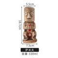 Axyaa Tiki Zombie Cocktail Glass, Creative Ceramic Bar Cup, Large Beer Mug, Skeleton Design
