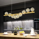 Axyaa Glass Ball LED Chandelier for Home Decor