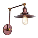 Axyaa Rustic Vintage LED Wall Lamps Pull Chain Switch for Stair Light Fixtures