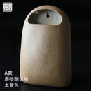 Ceramic Hanging Vase Wall Decoration Flower Pot for Japanese Flower Arrangement by Axyaa
