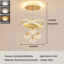 Axyaa Acrylic Crystal Ball Pendant Chandelier for Home Decor & Dining Room