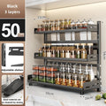 Axyaa Kitchen Seasoning Jar Spice Organizer Rack - Multi-Layer Storage Shelves