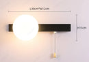 Axyaa LED Bedside Wall Lamp with Cable Switch for Bedroom, Living Room & Corridor