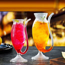 Axyaa Spiral Straw Vampire Glass - Creative Clear Cocktail Cup