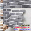 Axyaa Thicker Marble Peel and Stick Backsplash Tiles 12"x12" Self Adhesive for Anyroom