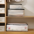 Axyaa Foldable Quilt Storage Bag - Dustproof Organizer for Wardrobe, Large Capacity