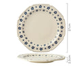 Axyaa Blue Cherry Blossom Ceramic Tableware Set