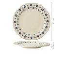 Axyaa Blue Cherry Blossom Ceramic Tableware Set