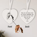 Axyaa Personalized Ceramic Photo Engraved Heartfelt Keepsake Gift