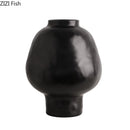 Axyaa Ceramic Vase with Artificial Flowers Desk Decoration Aesthetic Floral Vases