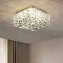 Axyaa Nordic Crystal LED Ceiling Chandelier in Gold/Chrome for Luxury Living Spaces